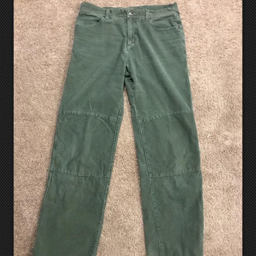 Patagonia Men’s Corduroy Pants Olive Size 32